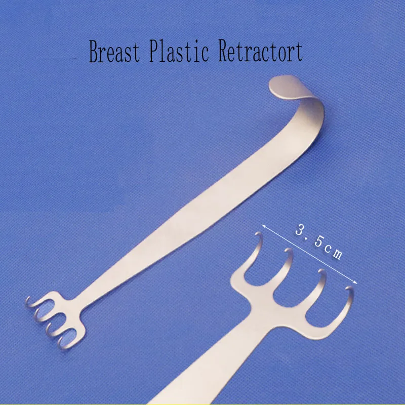 

Breast plastic hook stainless steel breast augmentation breast enhancement equipment four-claw blunt pull hook