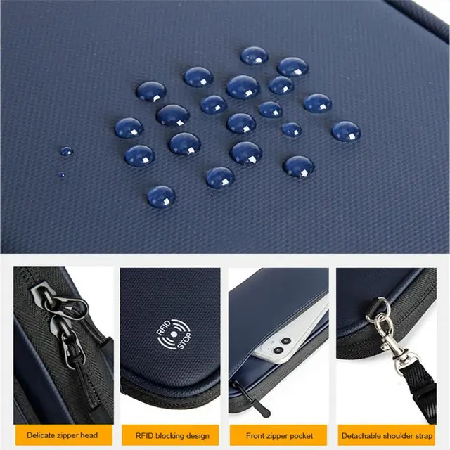 HUAZEXINX Porta Passaporto, Portafoglio Da Viaggio, Organizer Per