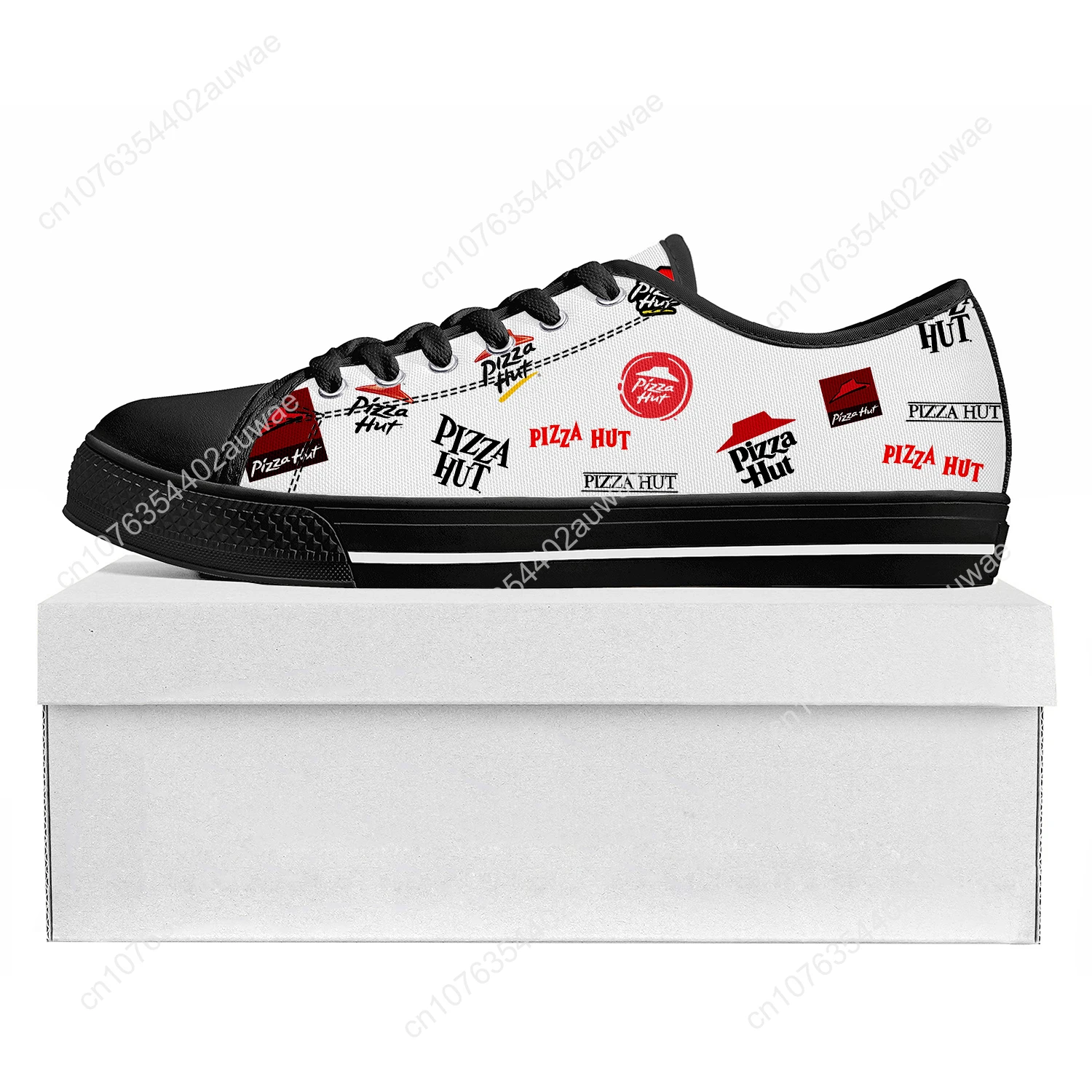 Pizza Pattern Hut Design Low Top High Quality Sneakers Mens Womens Teenager Tailor-made Shoe Canvas Sneaker Casual Couple Shoes