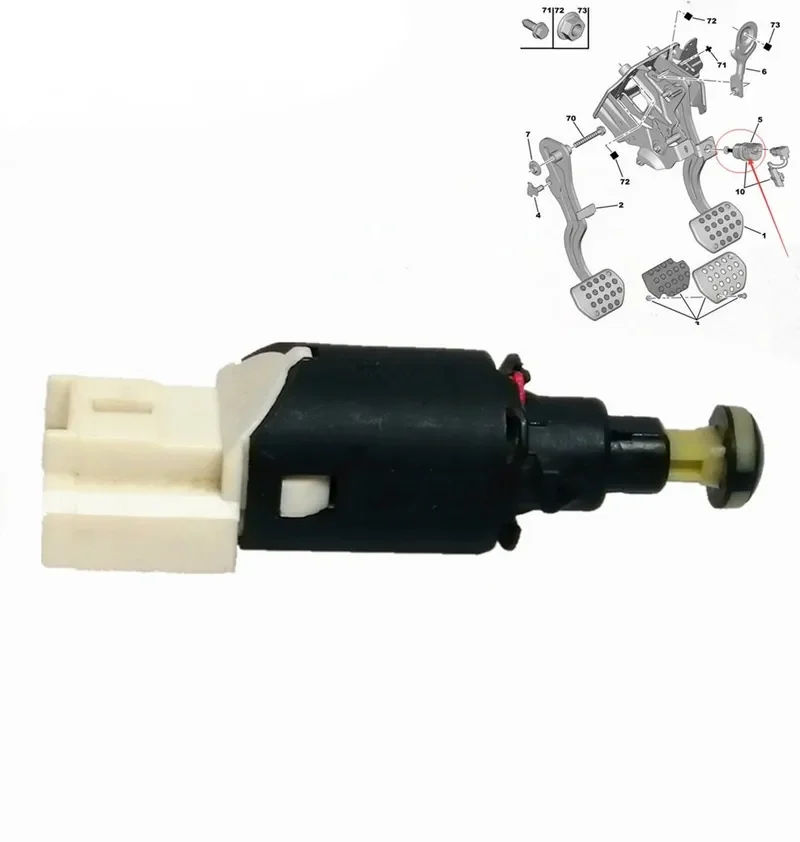 

Датчик переключателя тормоза 453440 9643478880 подходит для Peugeot 206/307/607/1007/ Citroen C2/C3/C5