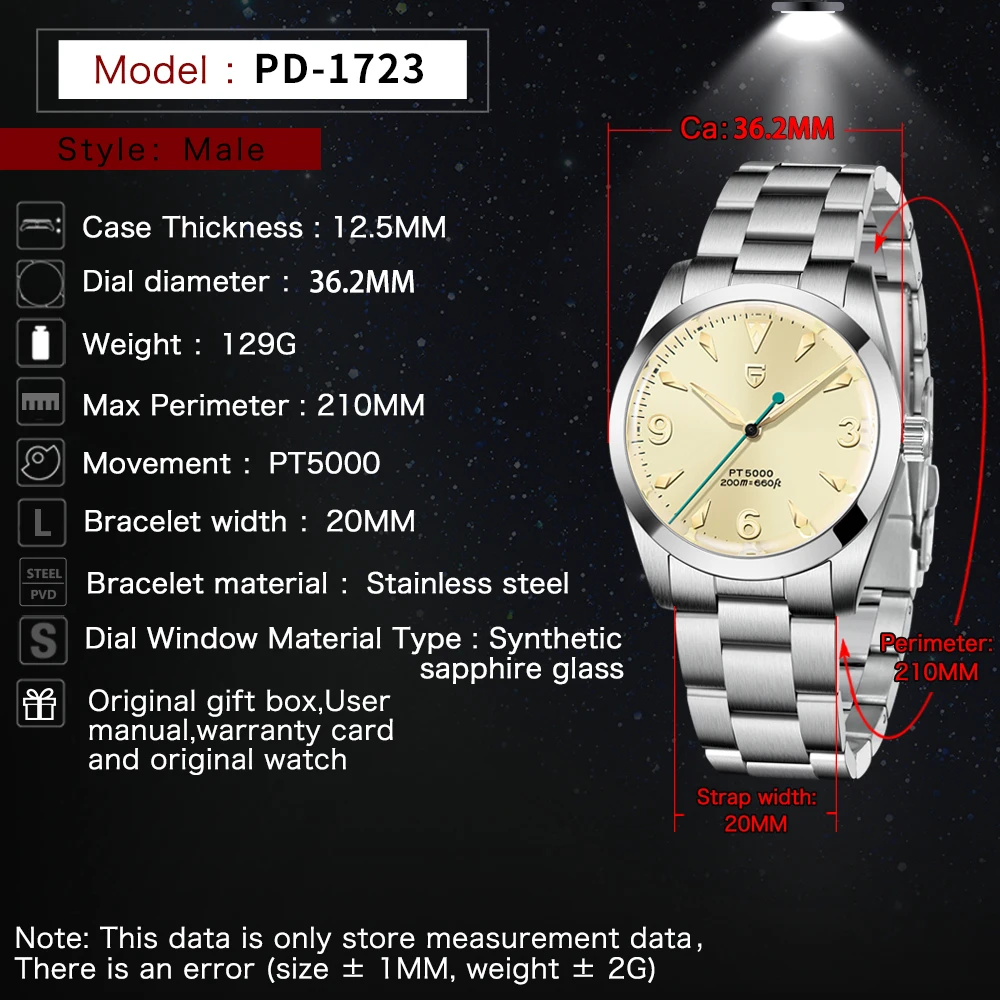 自動巻き時計 ブラックダイヤル GMT パガーニ Amazon | パガ－ニデザイン メンズ腕時計 高性能 GMT