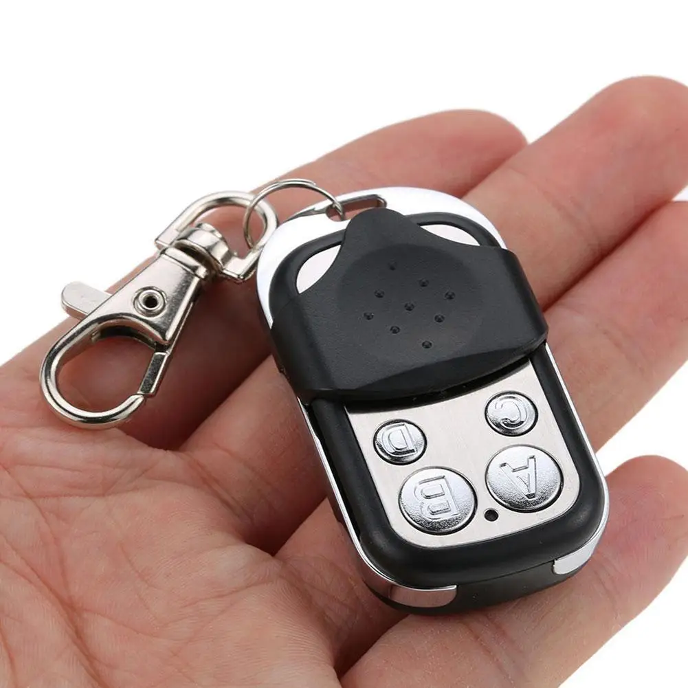 Universal Remote Control Code Grabber For Gate Wireless RF 4 Channel Electric Cloning For Gate Garage Door Car Keychain