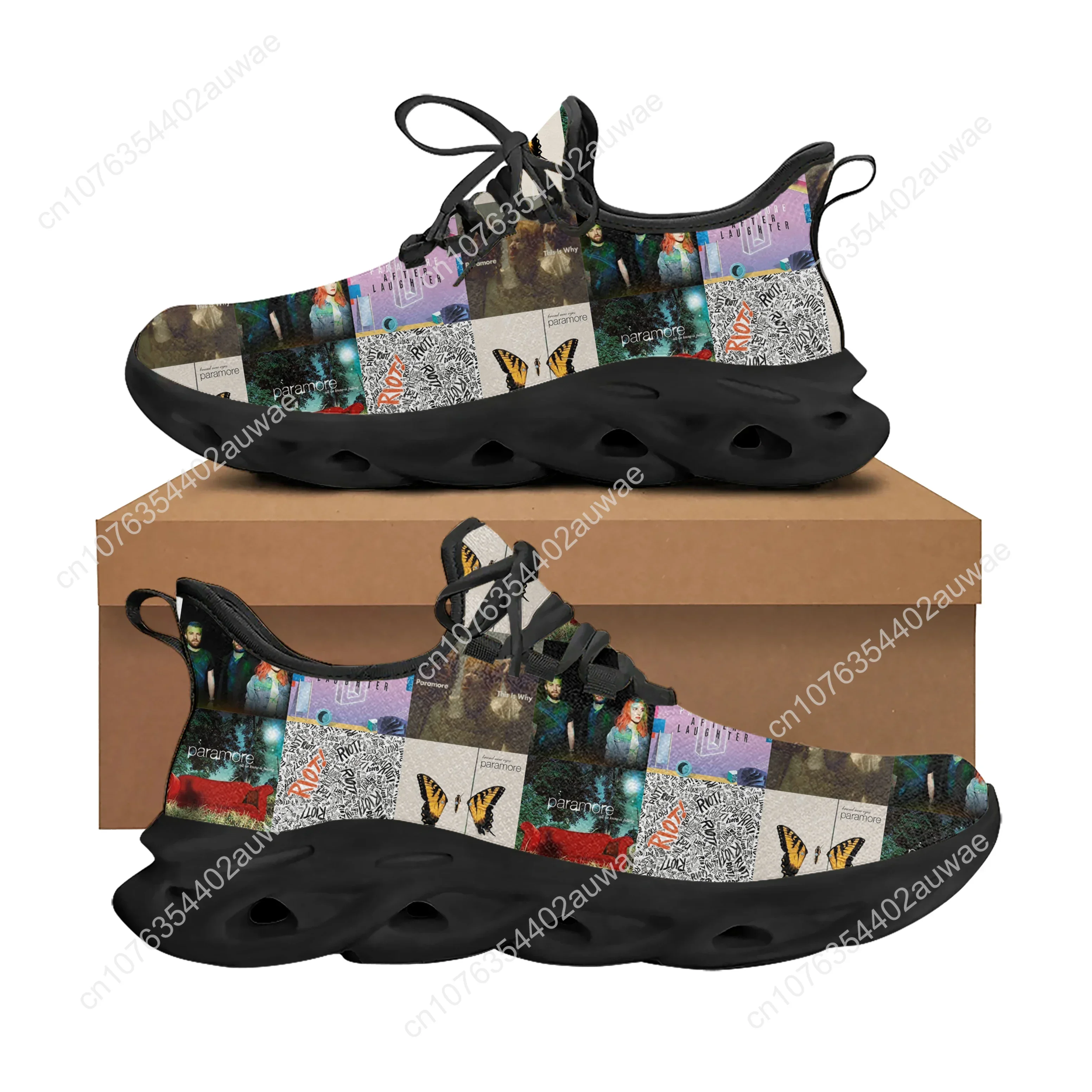 Paramore Rock Band Pop Sports Shoes Mens Womens Teenager Kids Children Sneakers Casual Custom High Quality Couple Shoes Black
