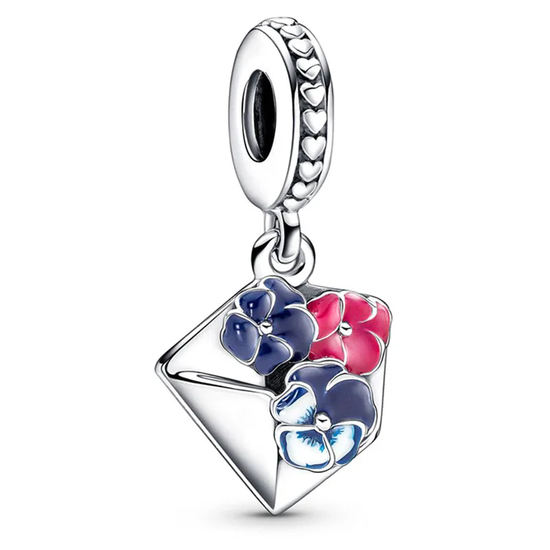 Abalorios de plata de ley 925 mujer, accesorio de la serie Azul de la Luna, princesa espacial, compatible con pulsera Pandora Original, joyería, regalo - AliExpress