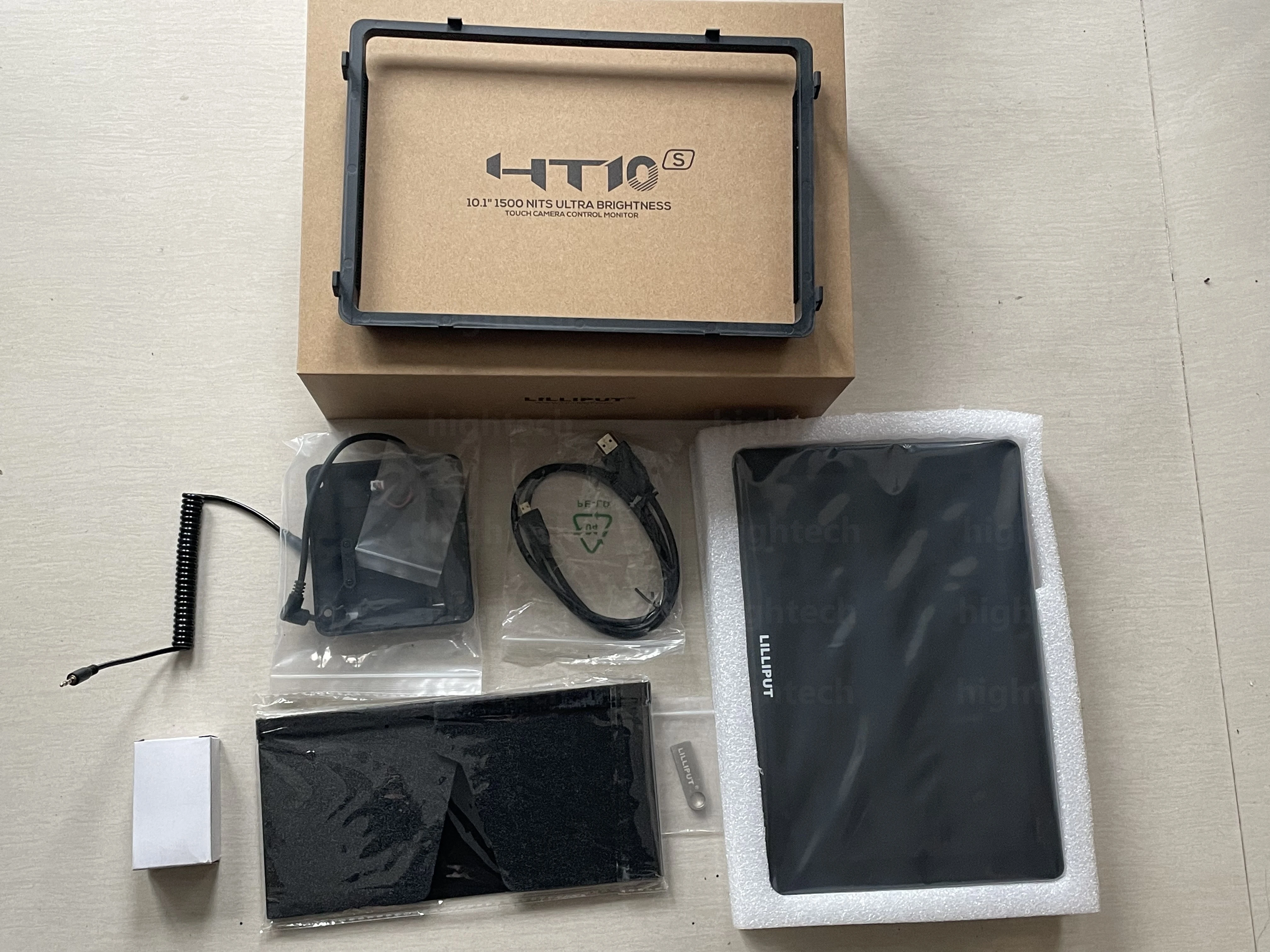 HT10S 10.1 inch 1920×1200 1500nits 3G-SDI Touch Camera Control Monitor for outdo