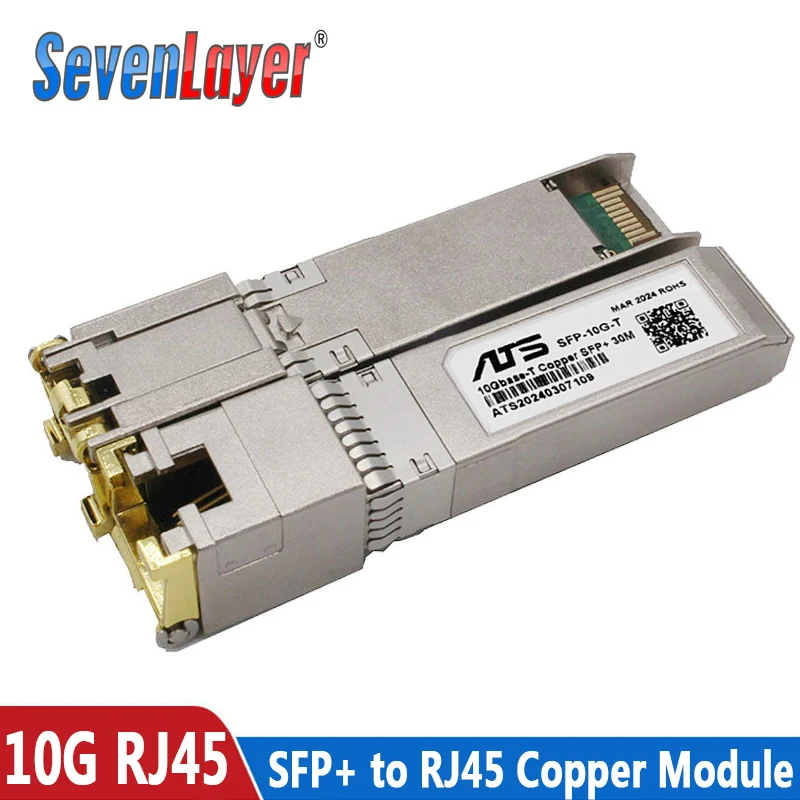 SFP 10G+Base-T GBIC Gigabit Port SFP RJ45 Module Code 2.5G Compatible for Vario
