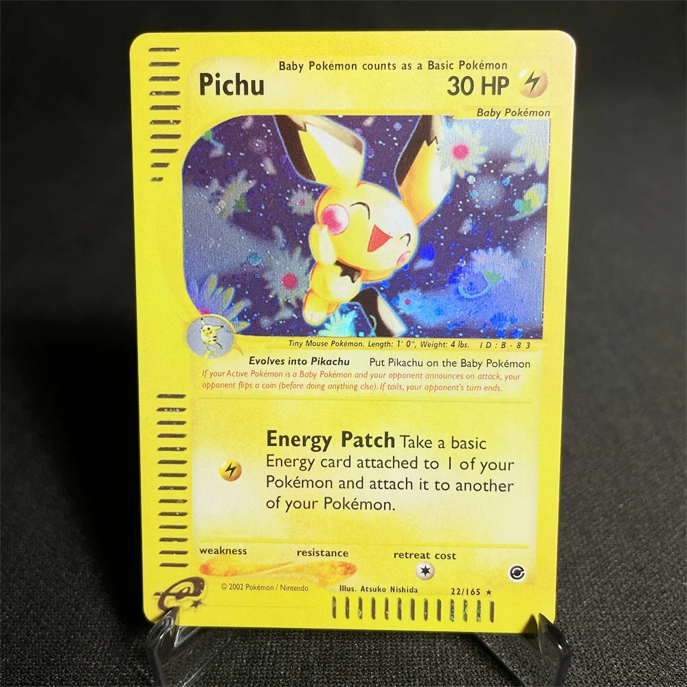 thumbnail image 1 of Cards Holographic E-Card Series Mewtwo Dragonite Blastoise Ninetales Typhlosion Charizard Evolution Collection Card, 1 of 5