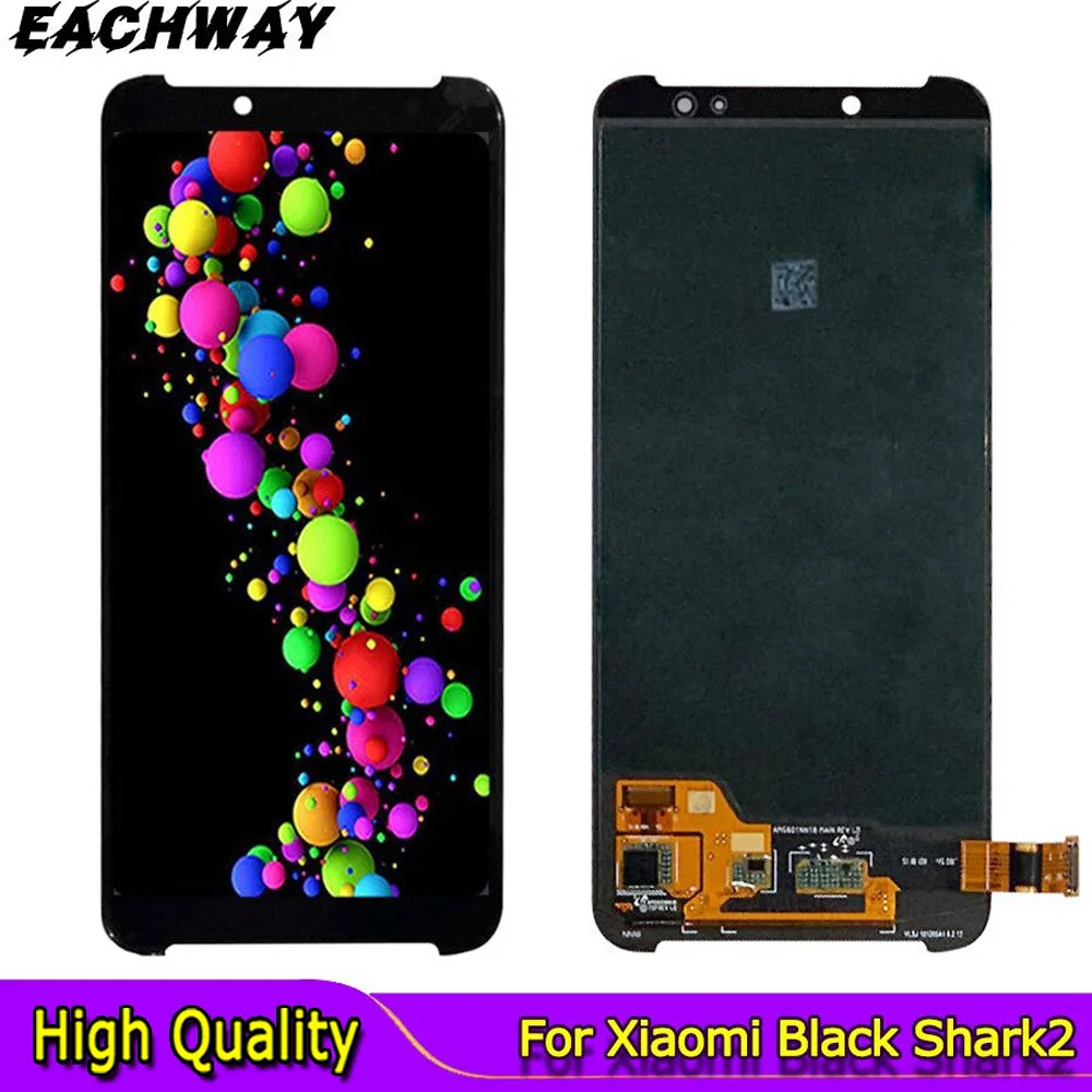 

AMOLED 6.01" For Xiaomi BlackShark Helo LCD Display Touch Screen Digitizer Assembly Replace 6.39" For Xiaomi Black Shark2 LCD