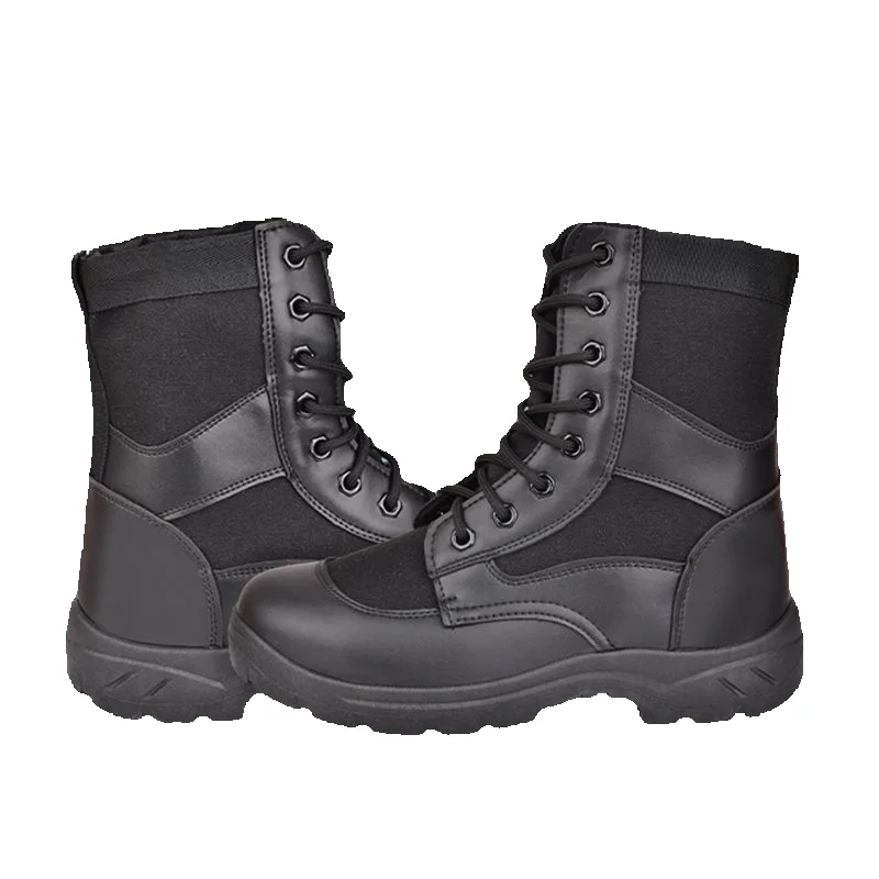 European Warm Series Summer For Men And Women, Zipper Mesh Breathable Ultra-light Combat Boots, Security Shoes, Tactical Training Boots_voghion.com