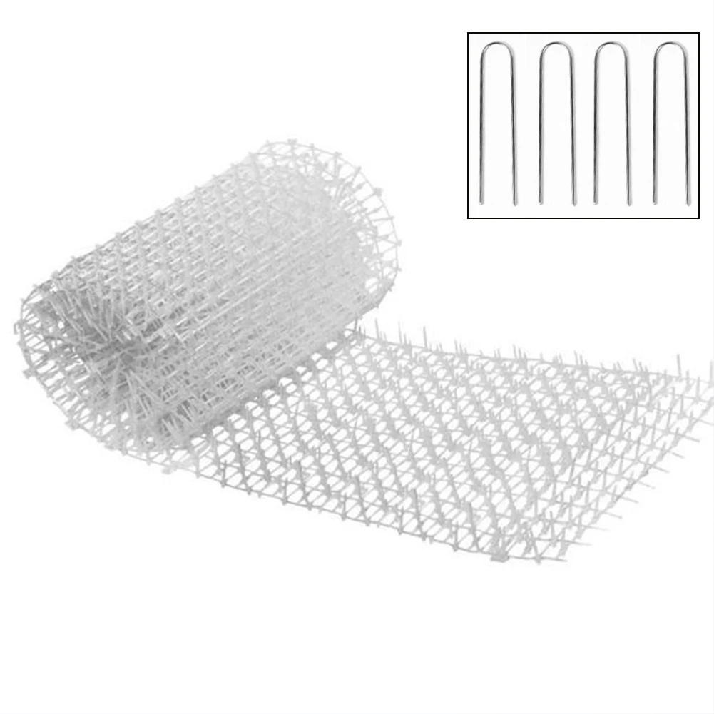 

Pet Supplies Anti-Cat Dog Net For Outdoor Areas Safe Spike Thorn Weatherproof White/Black 1 Pieces Accessories