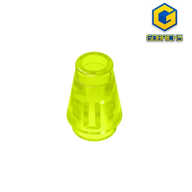 Gobricks GDS-606 NOSE CONE SMALL 1X1 compatible with lego children's DIY Educational Building Blocks