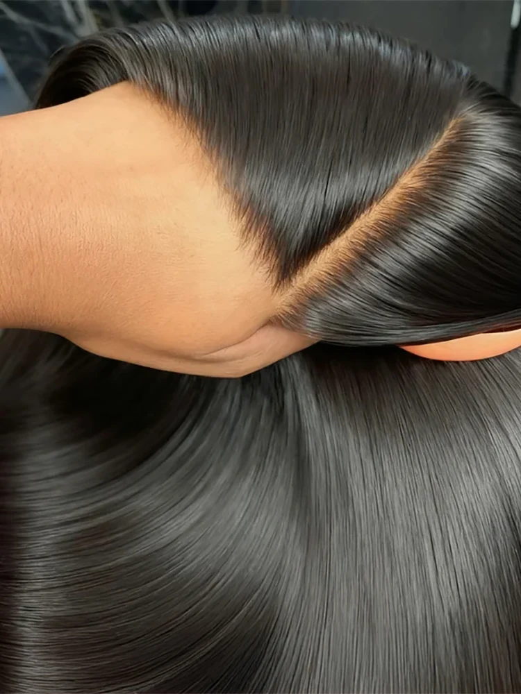 30 40 Pouces Perruque Vietnamienne Haut Qualité Perruque Cheveux Humains 100% Perruque Raw Hair Sans Colle Perruque Lisse Cheveux Humain Prêt à vitation, Pré-Plumé Perruque 13×6 13×4 Transparent Lace Perruque Femme