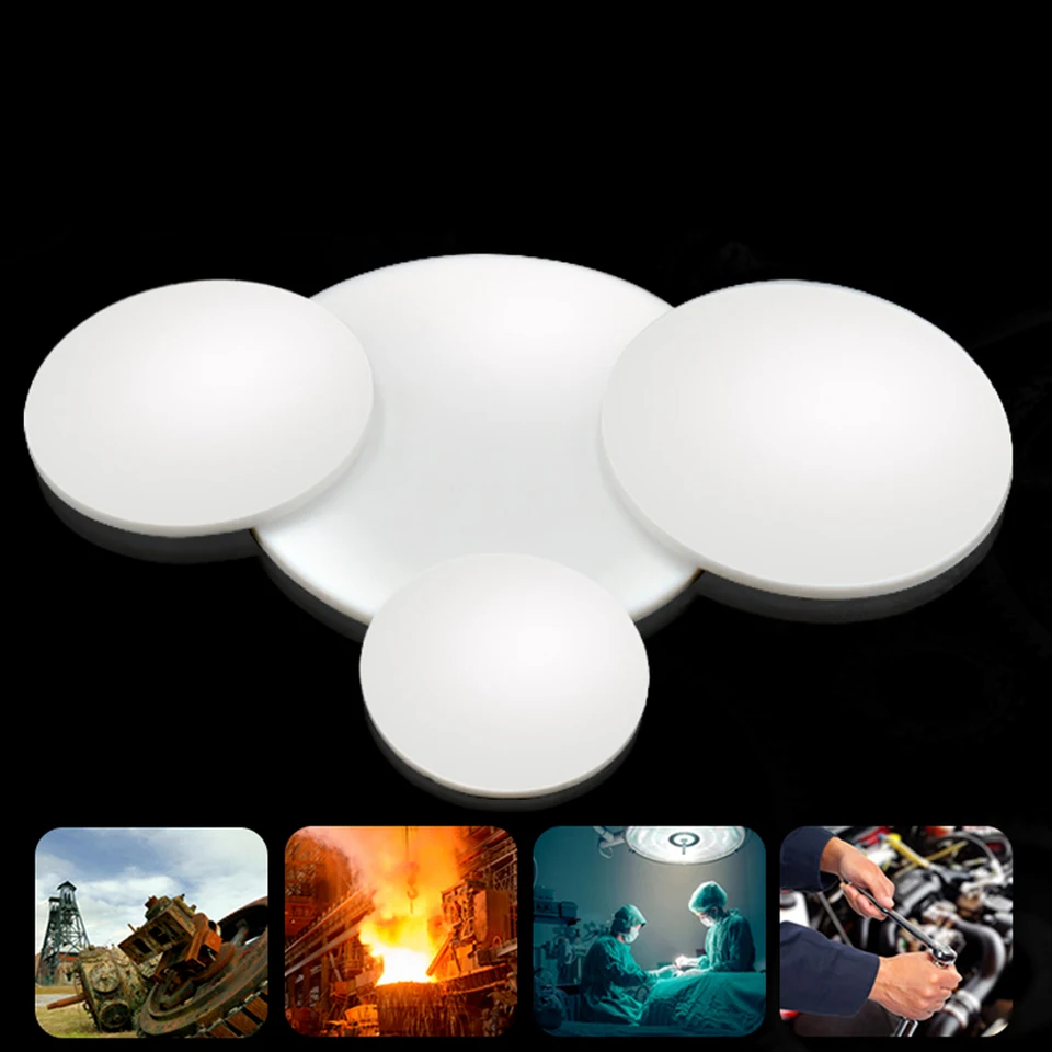 1/2/5/10 Pezzi DN15 - DN150 Foglio Di PTFE Solido Rotondo Guarnizione Di Tenuta Ad Alta Temperatura Diametro 45 Mm - 212 Mm Spessore 3 Mm - Foto 6