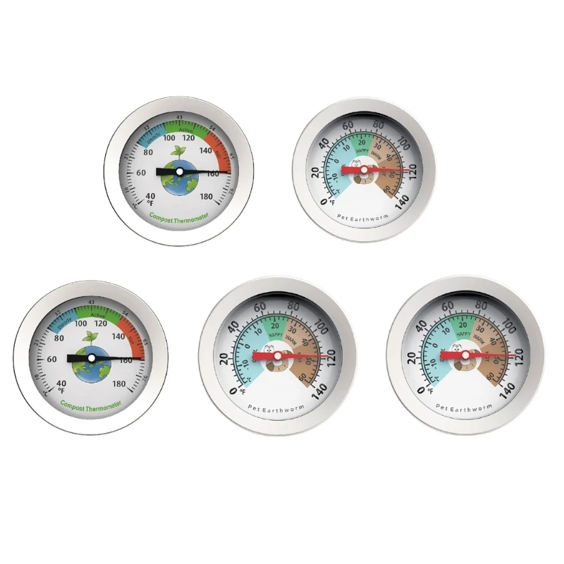 

20-дюймовый длинный стебель, термометр для компостной почвы, измерительный зонд с быстрым откликом, 10 ~ 76 ° 594