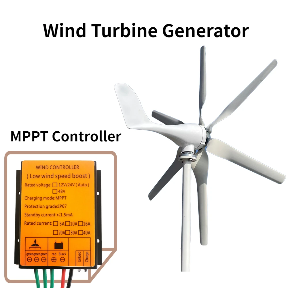 10A 20A 30A 40A 12V 24V 48V MPPT Charge Controller Regulator For Wind Turbine Generator Windmill Alternator Battery Charger solar charge controller wind turbine charge controller