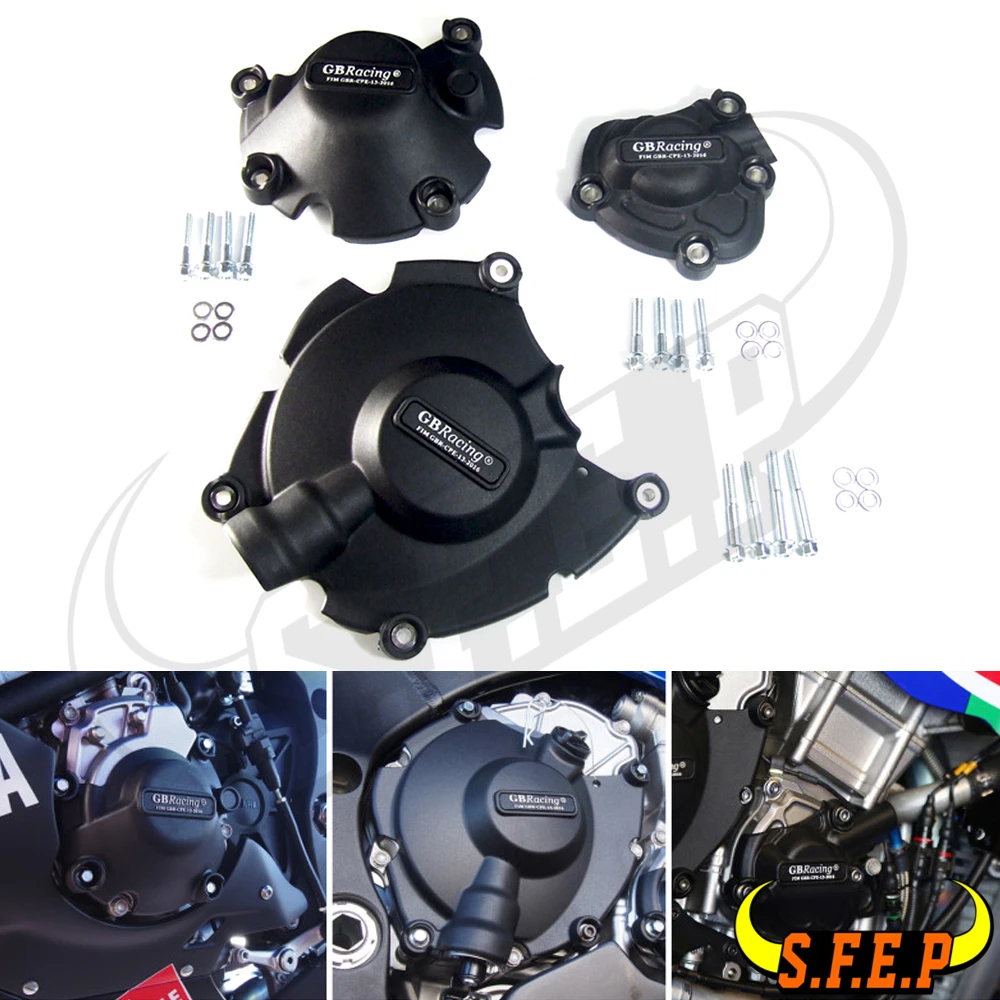Чехол для мотоциклетного двигателя Защитная крышка GB Racing Yamaha YZF-R1 & R1M 2015 2016 2017 2018