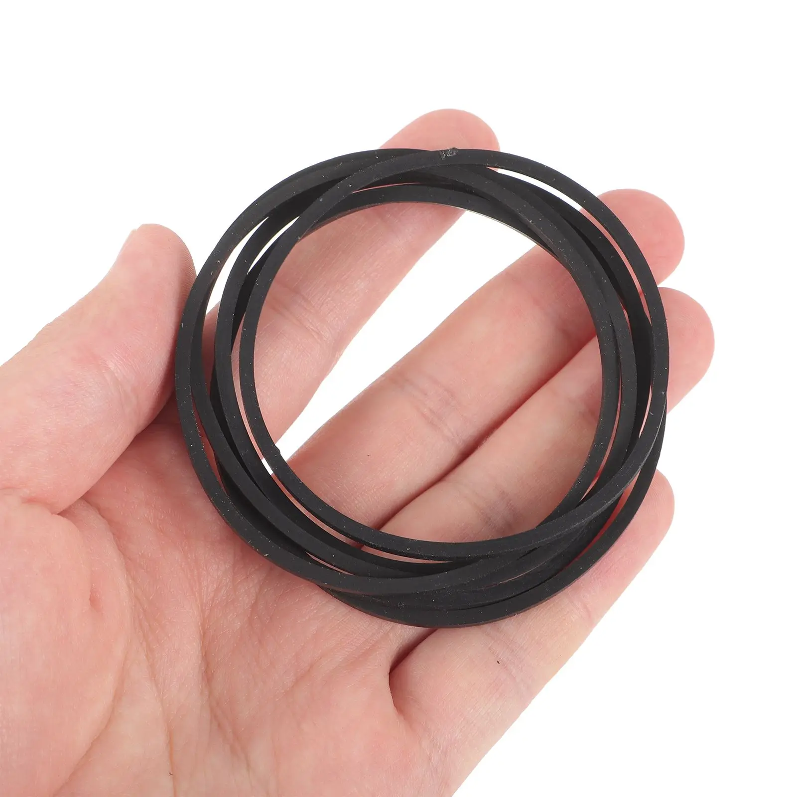 20 Pcs Cassette Deck Belts 2mm Square Folded 75 to 100mm Recorder Tape Belt Replacement Rubber DJs Equipment Accesso