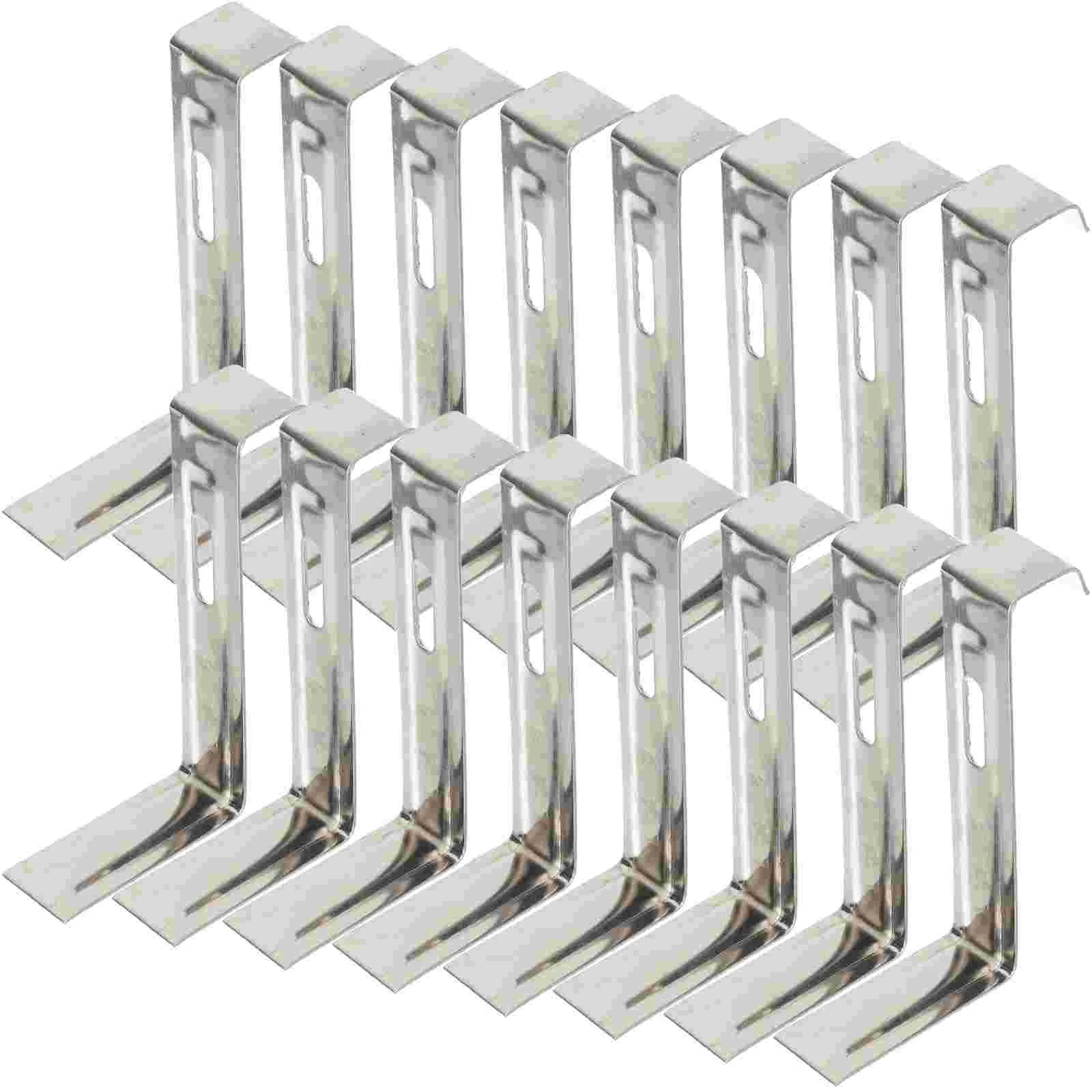 

20 Pcs Non-skid Roof Clip Metal Non-slip Clips Holder Tile Accessory Home Tools Replacement Fix Household Iron