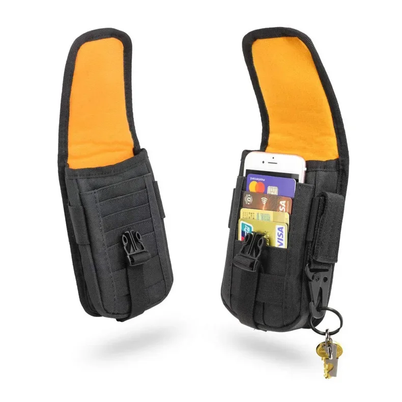 Molle Waist Bag Nylon Fanny Pack Sports Mobile Phone Pouch EDC Card Wallet Men Hiking Travel Hunting Tool Accessories Belt Packs 2