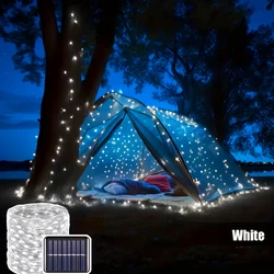 Waterproof Solar - Powered Outdoor LED String Lights - Garden & Balcony Fairy Decor (10M)
