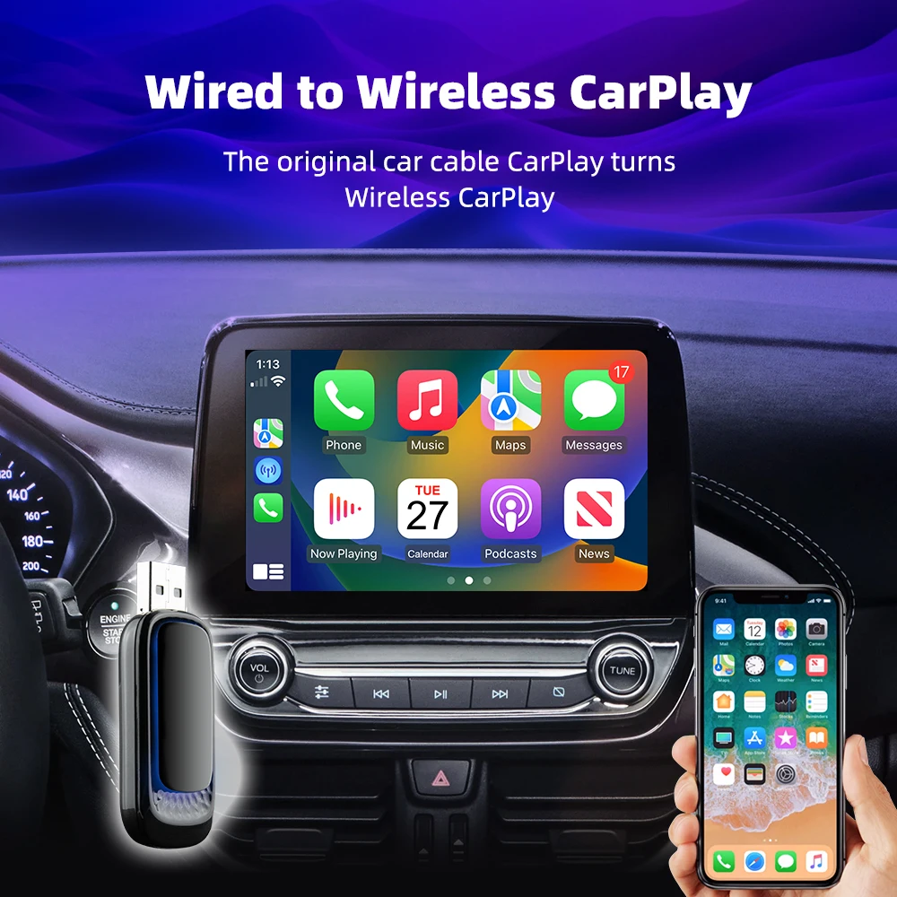 CarAiBox ̴ ī÷ RGB äο  , Ʈ AI ڽ, ڵ OEM  ī÷, USB ÷  ÷