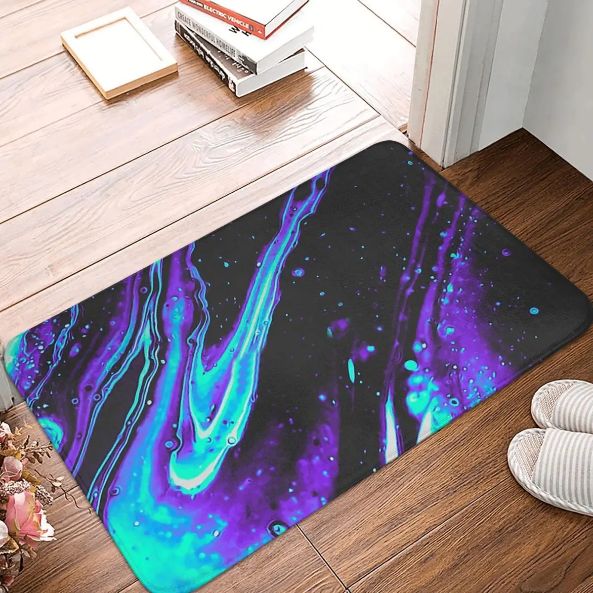 

Oil Painting Anti-Slip Doormat Bath Mat BURDENS OF YOUTH Balcony Carpet Welcome Rug Home Decorative