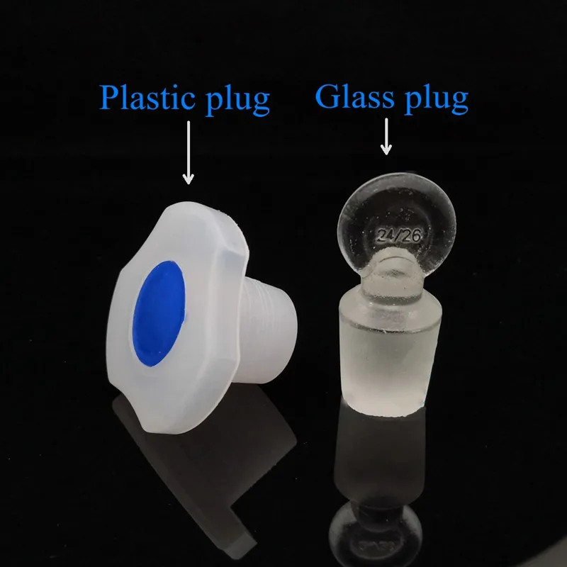 1pcs 30ml to 1000ml pear-shaped Clear And Thick Separating Funnel with PTFE Piston For Lab experiment