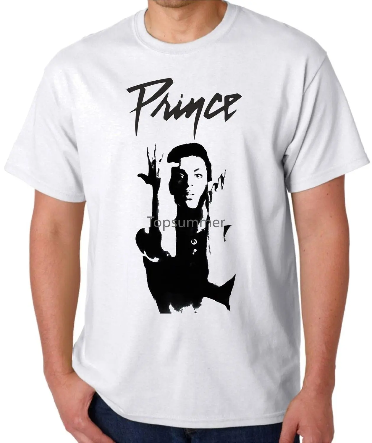 

Brand T-Shirt Men 2019 Fashion Round Neck Best Selling Male Natural Cotton Shirt Prince T Shirt Vintage Style