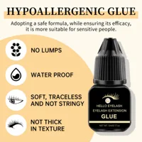 DIY 5ml Fast Drying Strong False Eye Lash Extension Glue Adhesive Retention 7-14 days Low Smell Mink Eyelash Glue at home 2