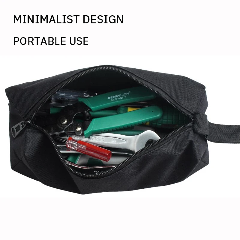 Borsa portautensili multifunzionale impermeabile portatile durevole finitura borsa portaoggetti frizione Hardware piccole parti borsa portaoggetti 1 pz