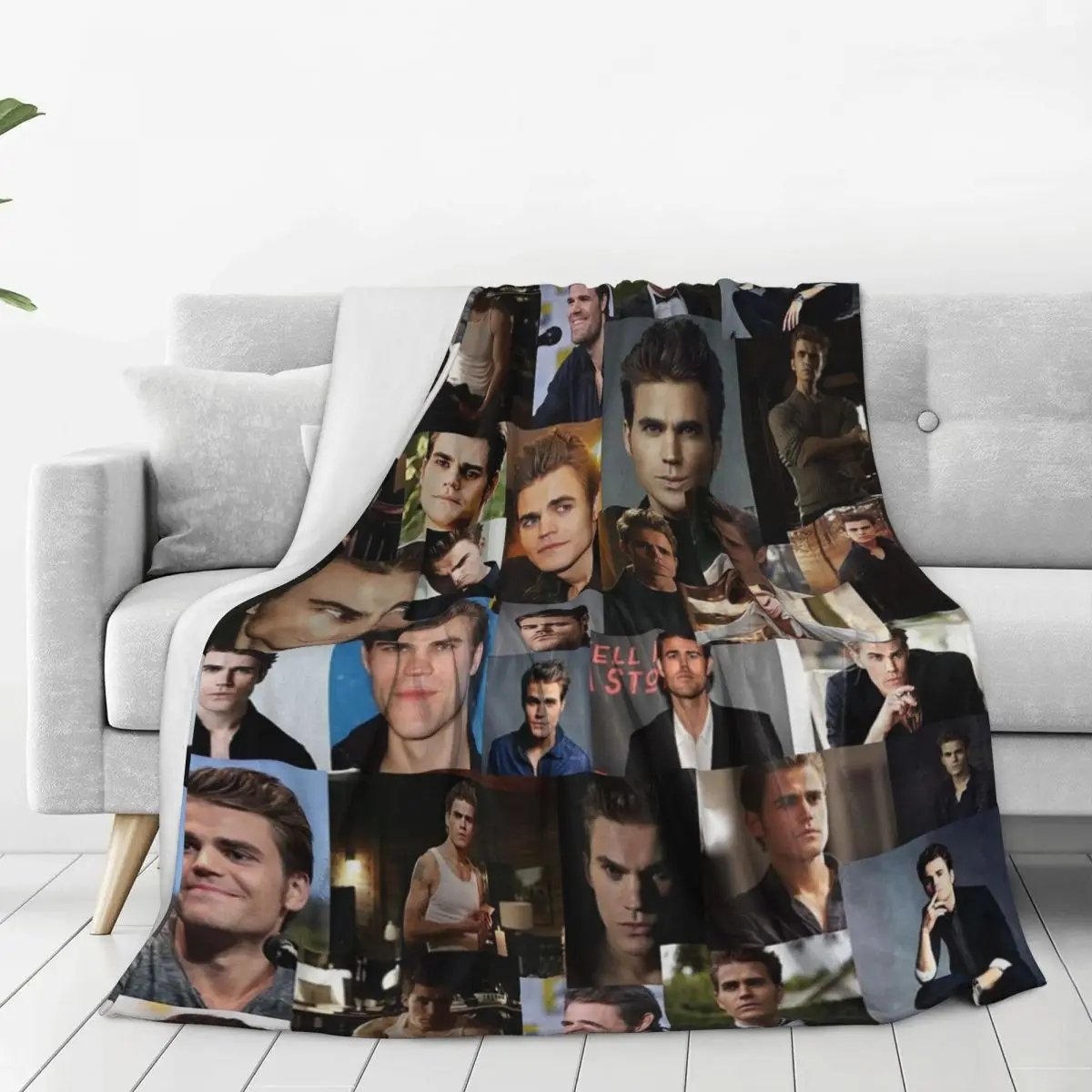 Paul Wesley Blanket Fleece Super Soft Sofa Throw Blankets For Home Bedroom Travel Throws Bedspread Quilt 6