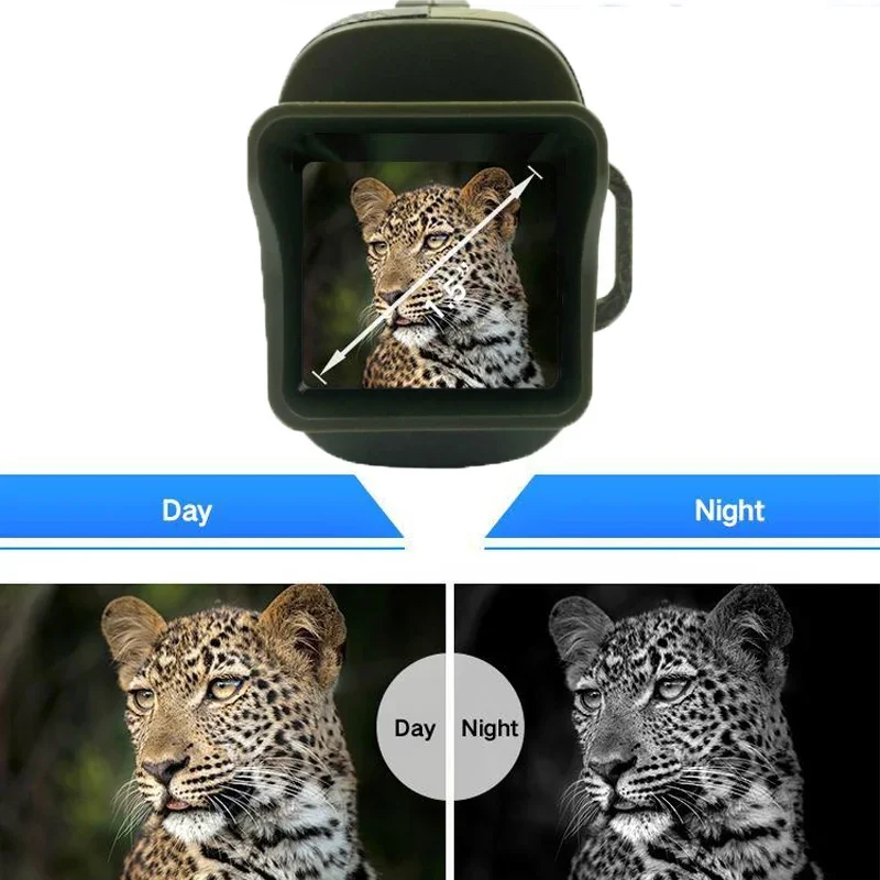 NV1000 Night Vision Monocular Infrared Night Vision Camera 9 Languages 5X Digital Zoom 200M Full Dark Viewing Distance for Hunt
