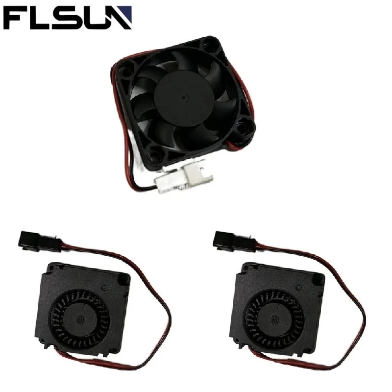 FLSUN Super Racer Fan 3d Printer Accessories SR 24v 4010 Cooling Heat Dissipation Fan Effector Parts Cable 140mm