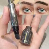 Wild Eyebrow Cream Pencil 2in1 Lasting 3D Brow Dye Cream Hairline Pen Anti-smudge Waterproof Brows Tint Black Eye Brow Makeup 1