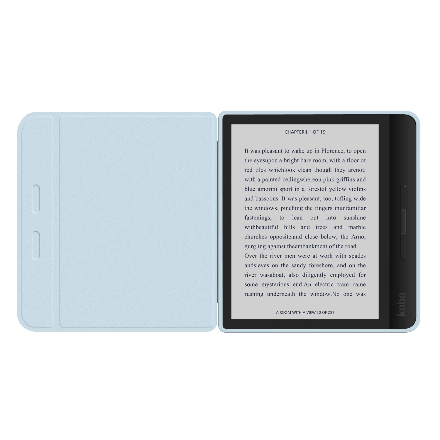 Für Kobo Libra Colour/Libra 2 7 Zoll abnehmbare 2-in-1-Hülle, transparente Acrylrückseite, Wake/Sleep-PU-Lederhülle, Zubehör, E-Book-Hülle – Detail 11