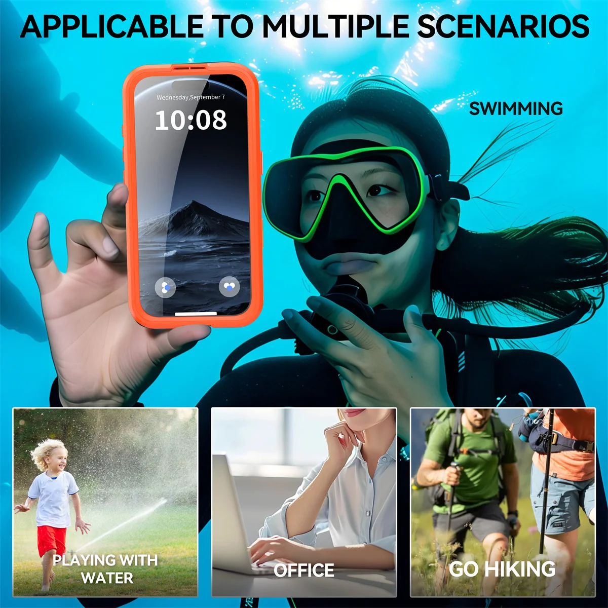 Ultimate Waterproof Phone Case with Magsafe for Wireless Charging and Underwater Use