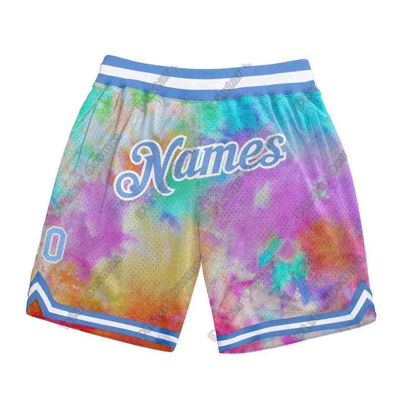 Summer 3D Printing New Custom Graffiti Custom Name Fashion Men's Basketball Shorts Casual Sports Series Shorts