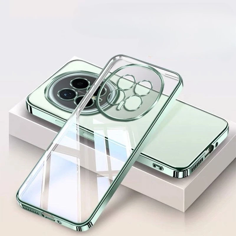 Electroplating Transparent Phone Case – Protective TPU Silicone Soft Cover
