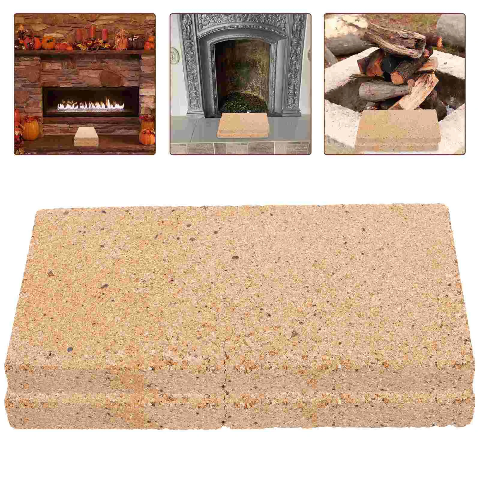 

2 Pcs Honeycomb Fireplace Refractory Bricks Bbq Pit Clay Insulation Block for Kiln