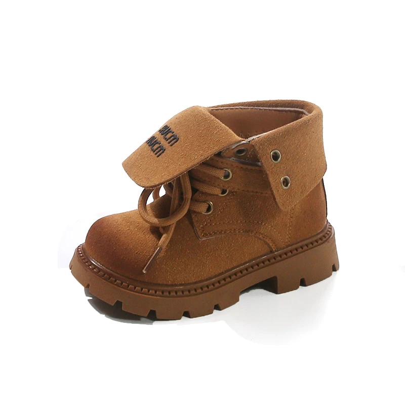 Girls Soft Leather Anti Slip Boots