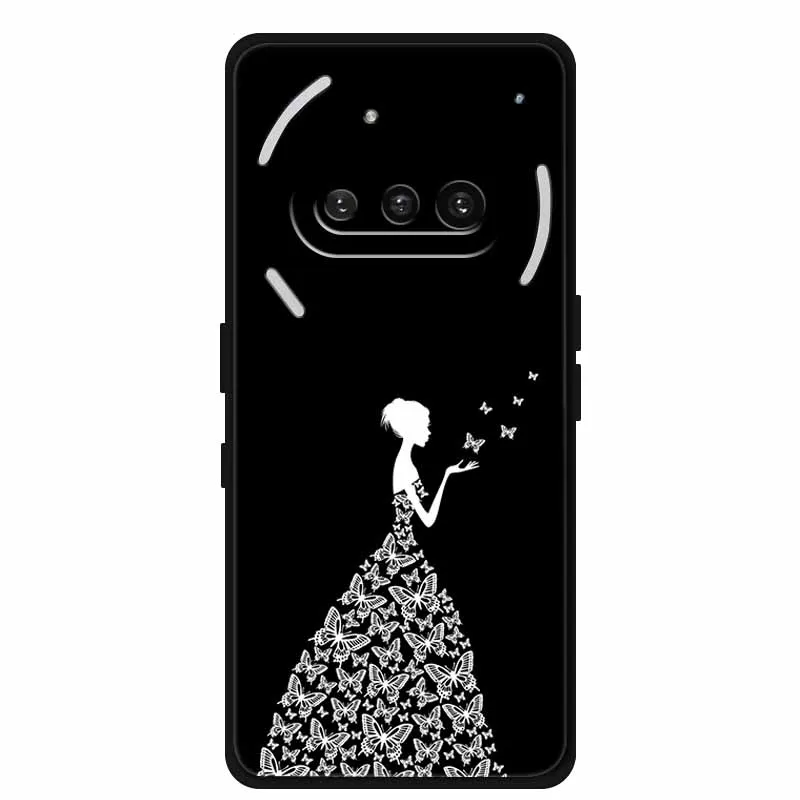 Wolf Lion Tiger Black Silicone Soft Back Cover Case - Enhanced Protection