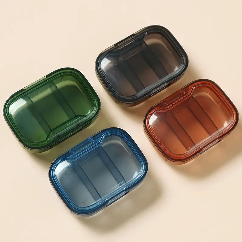 Compact Portable Pill Organizer and Storage Box