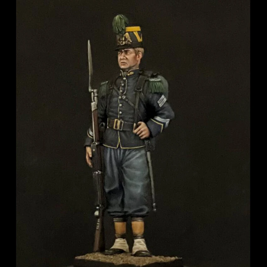 Unassambled Sous Officier Figur Harz Figur Miniatur Modell Kits unbemalt