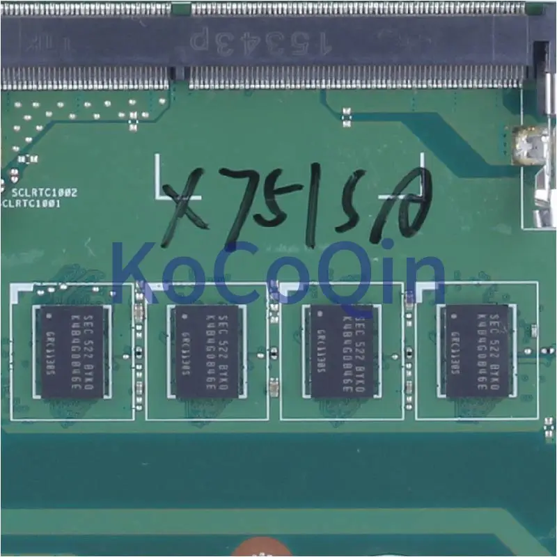 para Asus X751sa N3700 N3710 Notebook 4g Mainboard X751sj F751sj K751sv F751sv X751sv A751sv F751sa A751sa Laptop Motherboard - Imagem 4