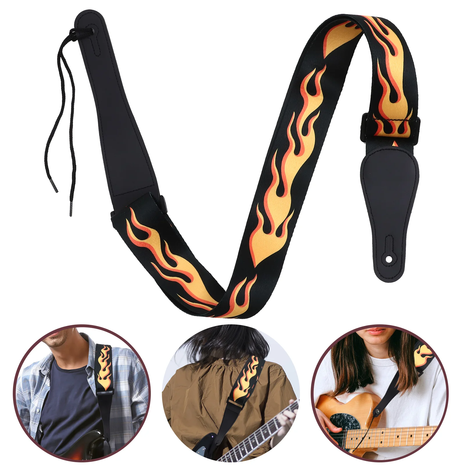 

Purple Guitar Strap Electric Bass Jock Straps for Men Acoustic Accessories