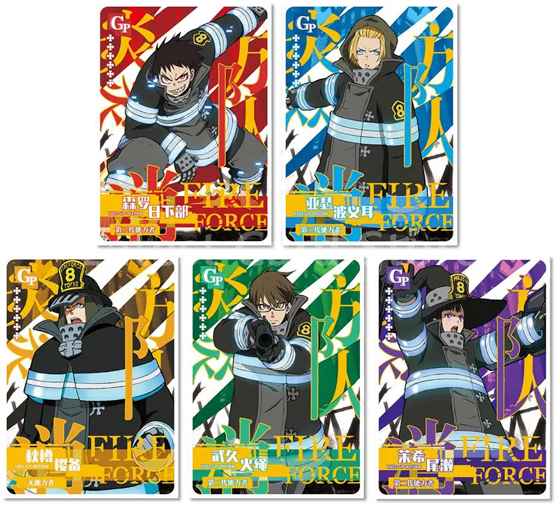 Fire Force Anime Characters Princess Hibana Shinra Kusakabe Cartoon Toys  Star Card Ur-Series Collection Card Birthday Gift - AliExpress