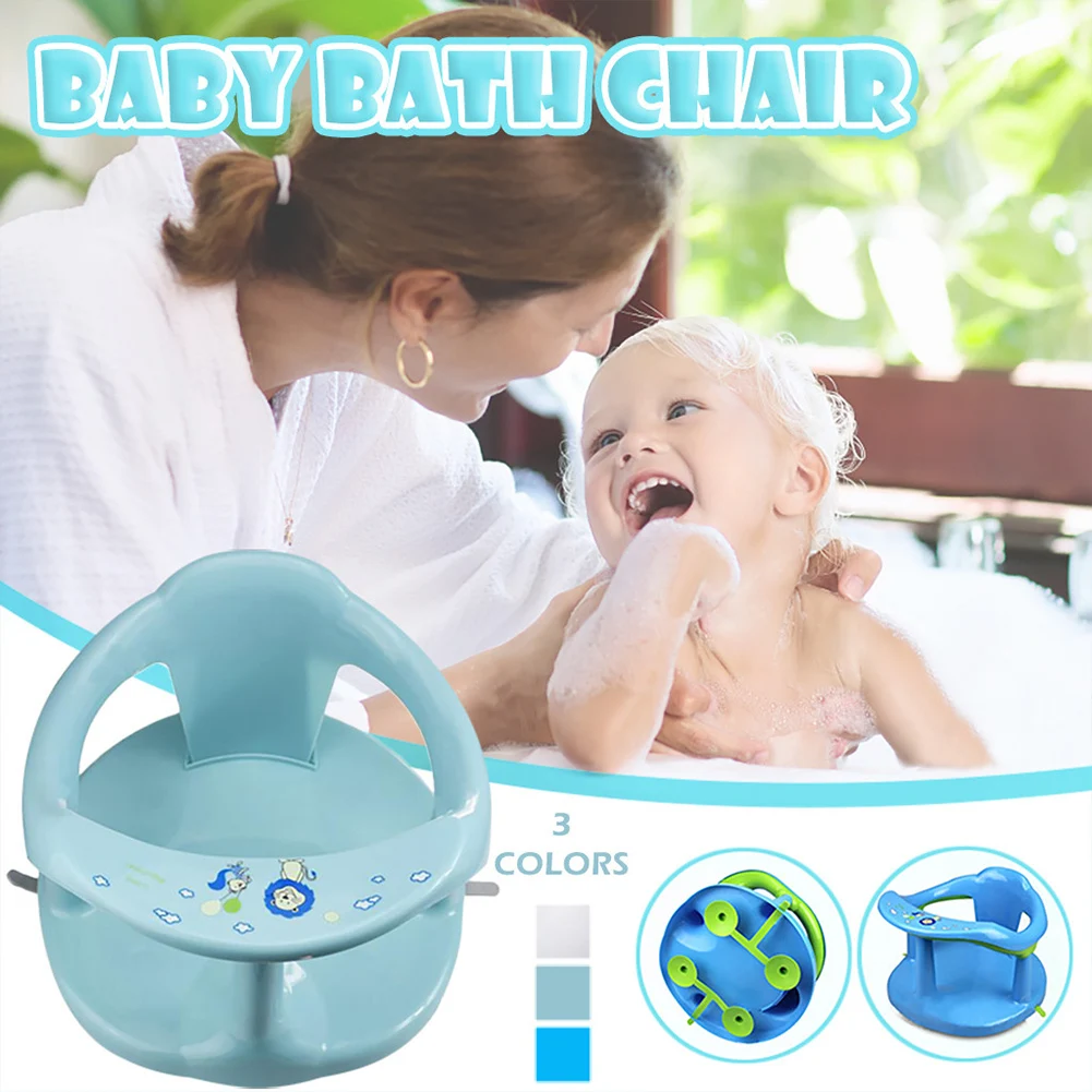 Baby Bath Seat Baby Bath Tool Baby Bath Chair with Suction Cups Low Temperature Resistance Safe Material Tool Suitable for Newborn Boy Shower Tub