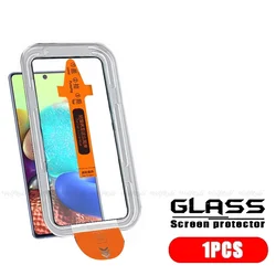 Premium Tempered Glass Screen Protector with 9H Hardness and Dust - Free Design - Galaxy A73 5G (1 Front Glass)