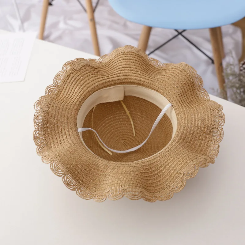 Kids Summer Fashion Children Sunscreen Sun Straw Bag For Girls Cool Hat Girl Cute Breathable BabyAccessories_voghion.com