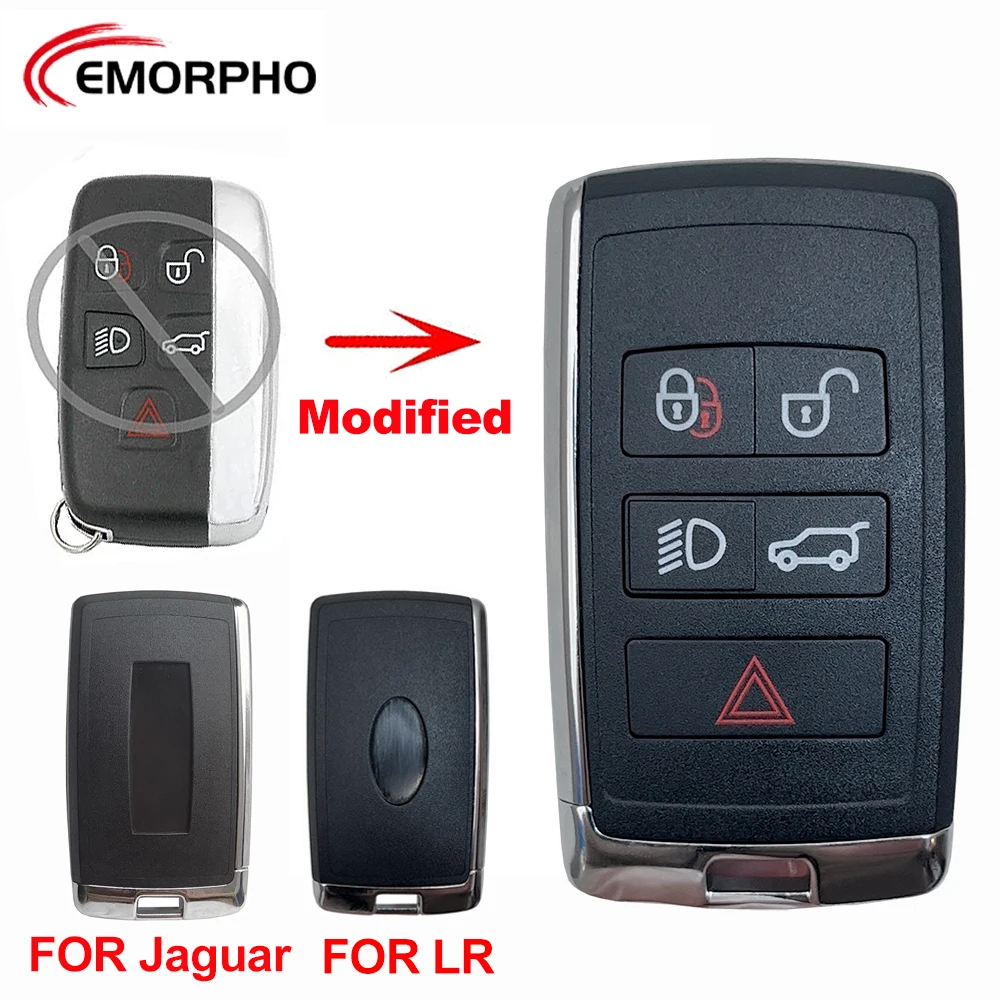EMORPHO Modified Smart Car Key Shell Case For Land Rover Range Sport